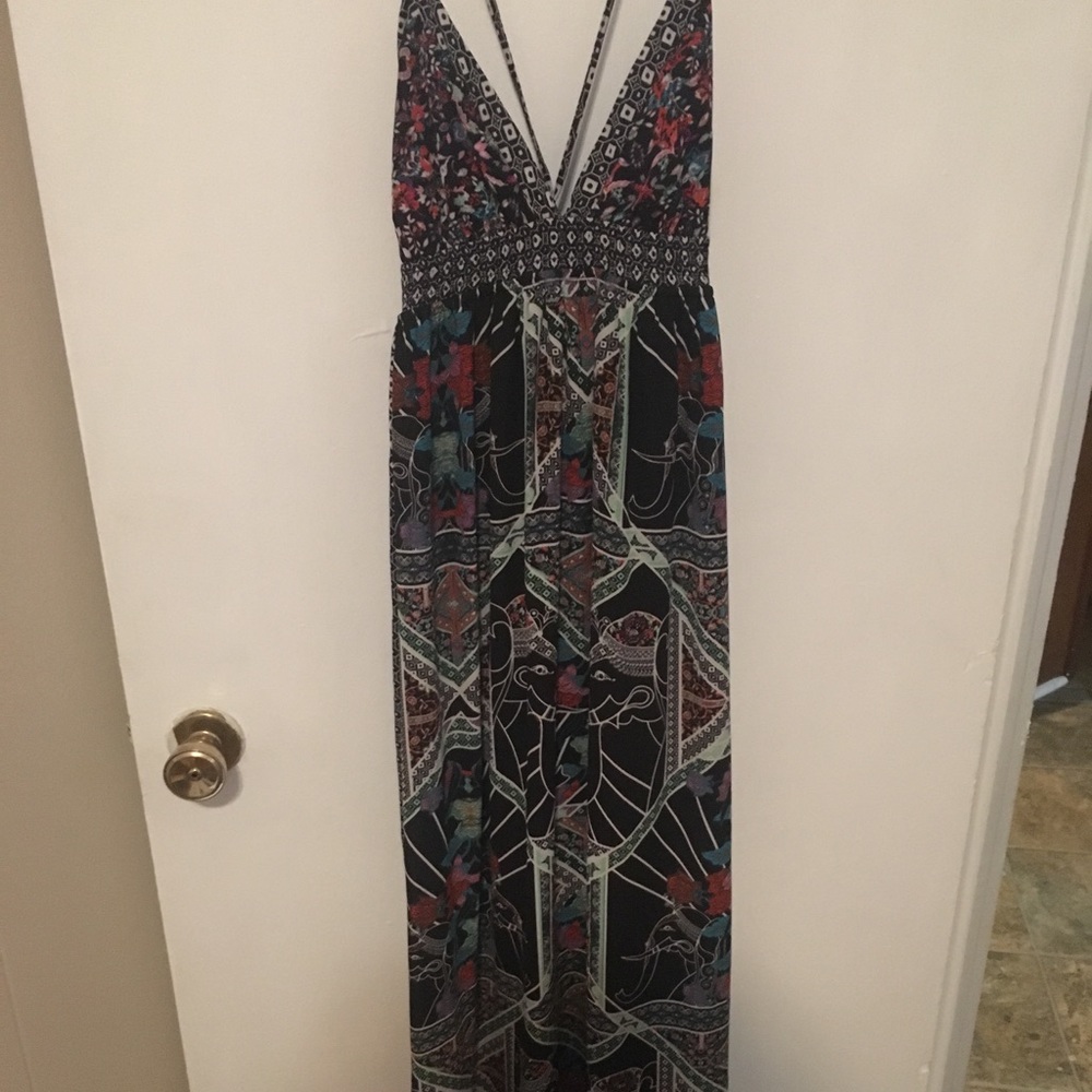 Multi colored maxi dress